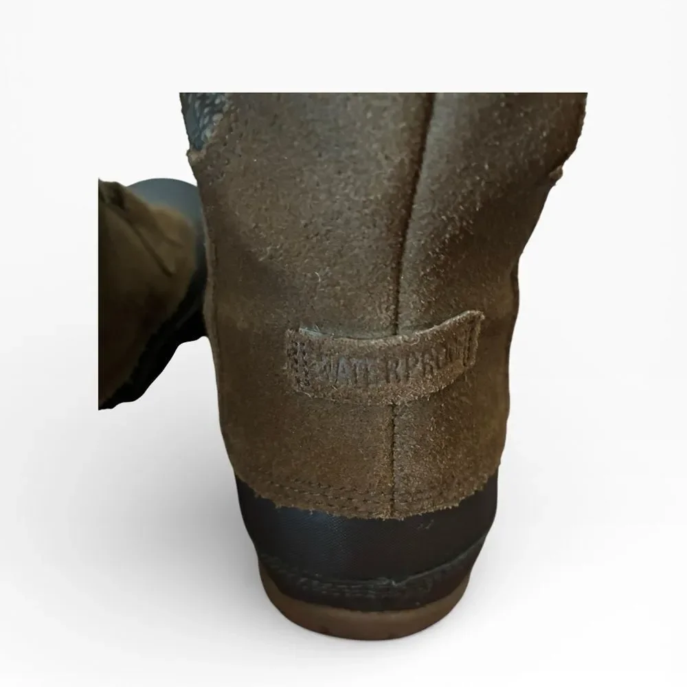 The North Face Brown and Tan Winter Boots